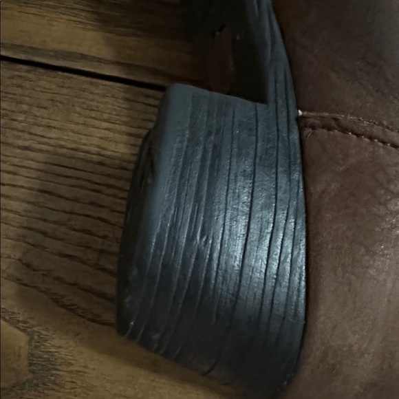 BORN brown Leather Knee-High Boots - Picture 9 of 9